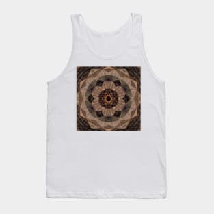 FLORAL FANTASY KALEIDOSCOPE DESIGN and PATTERN Tank Top